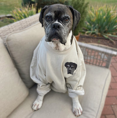 Custom Unisex Embroidered Pet Sweatshirt