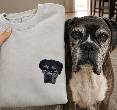 Custom Unisex Embroidered Pet Sweatshirt
