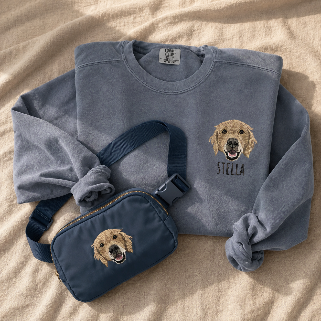 Custom Embroidered Pet Belt Bag