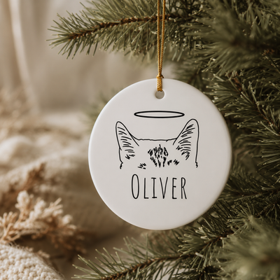 Custom Pet Ear Ornament