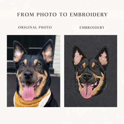 Custom Pet Embroidered 5 Panel Structured Snapback Hat