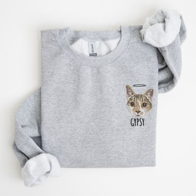 Custom Unisex Embroidered Pet Sweatshirt
