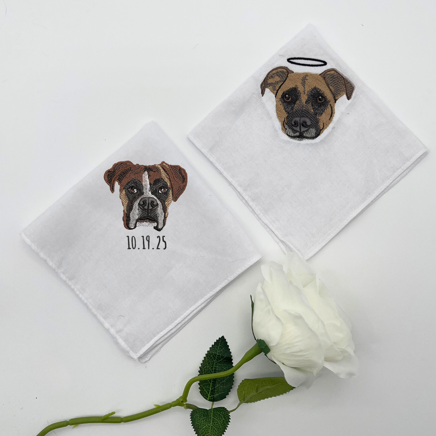 Custom Embroidered Pet Pocket Square