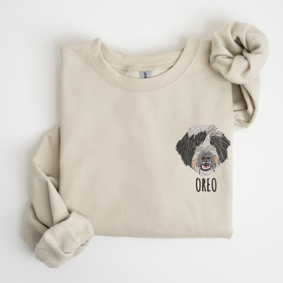 Custom Unisex Embroidered Pet Sweatshirt