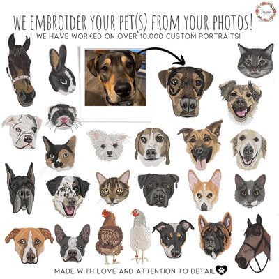 Custom Pet Embroidered Christmas Stocking