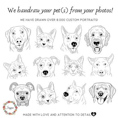 Custom Pet Portrait Matchboxes