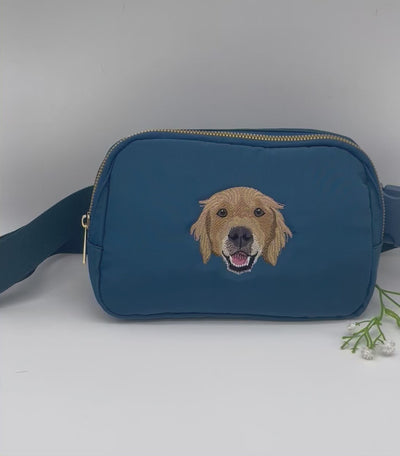 Custom Embroidered Pet Belt Bag